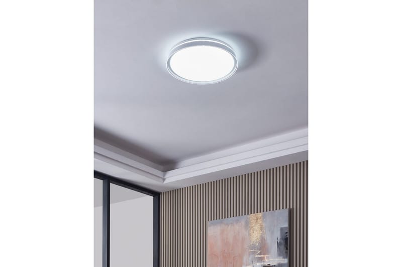Taklampe Eglo Seluci Hvit, Klar - Hvit - Belysning - Innendørsbelysning & Lamper - Soveromslampe - Taklampa sovrum