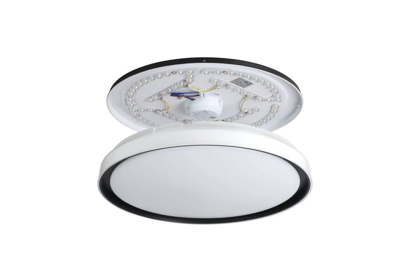 Taklampe Eglo Seluci Svart Hvit, Klar - Svart/Hvit - Belysning - Innendørsbelysning & Lamper - Soveromslampe - Taklampa sovrum