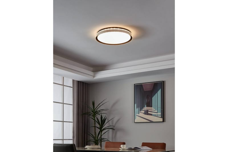 Taklampe Eglo Seluci Svart Hvit, Klar - Svart/Hvit - Belysning - Innendørsbelysning & Lamper - Soveromslampe - Taklampa sovrum