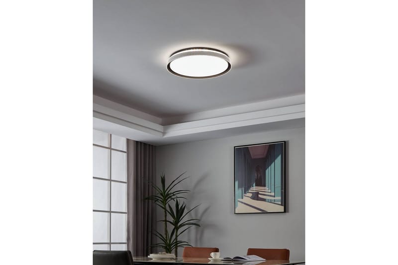 Taklampe Eglo Seluci Svart Hvit, Klar - Svart/Hvit - Belysning - Innendørsbelysning & Lamper - Soveromslampe - Taklampa sovrum