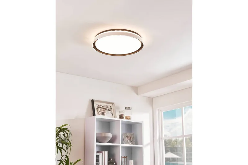 Taklampe Eglo Seluci Svart Hvit, Klar - Svart/Hvit - Belysning - Innendørsbelysning & Lamper - Soveromslampe - Taklampa sovrum
