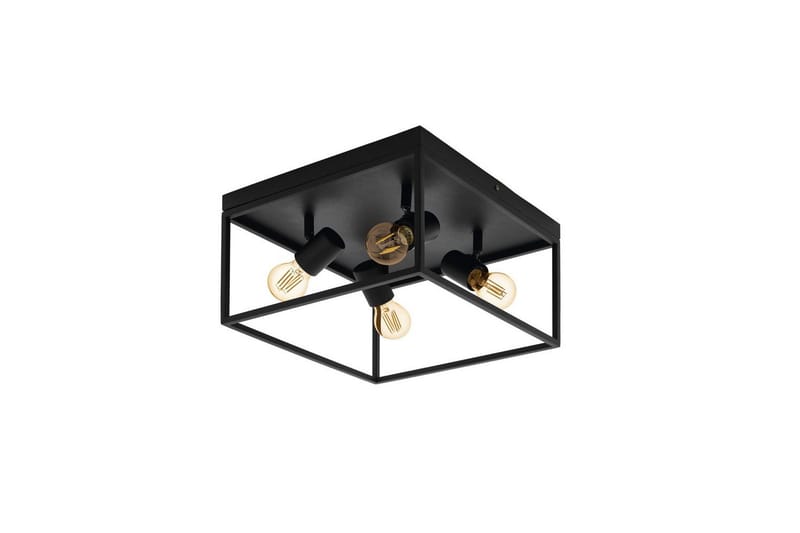Taklampe Eglo Silentina med 4 lamper, Svart