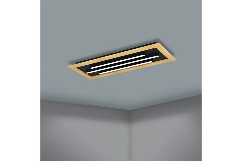 Taklampe Eglo Tirrenara 780x305 mm - Svart/Brun - Belysning - Innendørsbelysning & Lamper - Soveromslampe - Taklampa sovrum