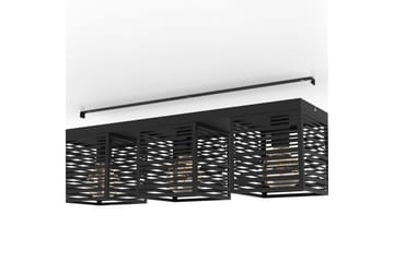 Taklampe Eglo Piedritas med 3 lamper - Svart - Belysning - Innendørsbelysning & Lamper - Soveromslampe - Taklampa sovrum