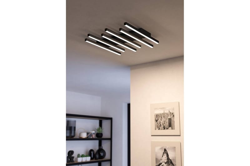 Taklampe Eglo Padulari - Hvit/Svart - Belysning - Innendørsbelysning & Lamper - Soveromslampe - Taklampa sovrum