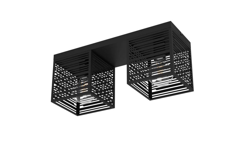 Taklampe Eglo Piedritas med 2 Lamper, Svart