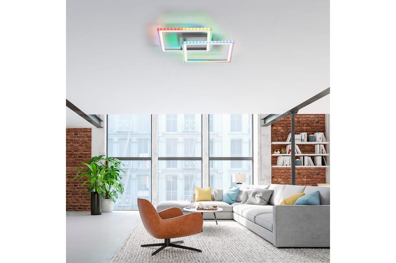 Taklampe Felix - 44,5x6,4x44,5 cm - Belysning - Innendørsbelysning & Lamper - Soveromslampe - Taklampa sovrum