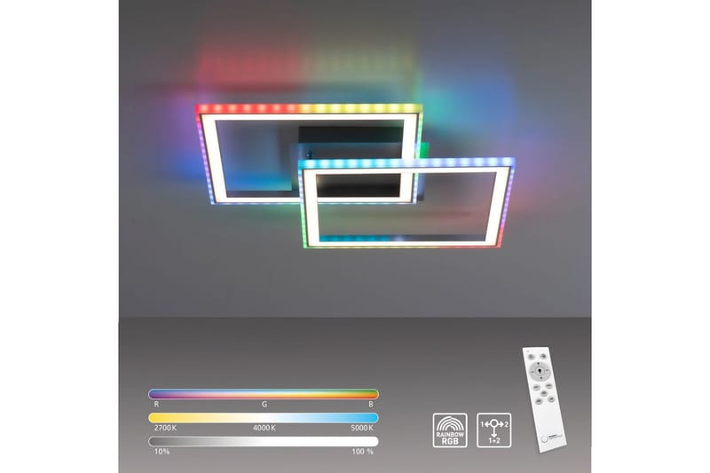 Taklampe Felix - 44,5x6,4x44,5 cm - Belysning - Innendørsbelysning & Lamper - Soveromslampe - Taklampa sovrum