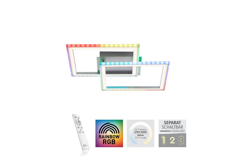 Taklampe Felix - 44,5x6,4x44,5 cm - Belysning - Innendørsbelysning & Lamper - Soveromslampe - Taklampa sovrum