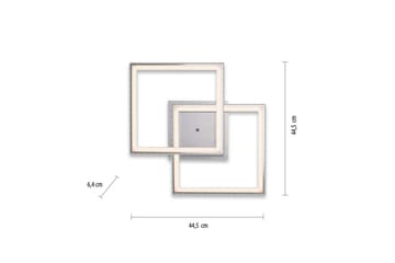Taklampe Felix - 44,5x6,4x44,5 cm - Belysning - Innendørsbelysning & Lamper - Soveromslampe - Taklampa sovrum