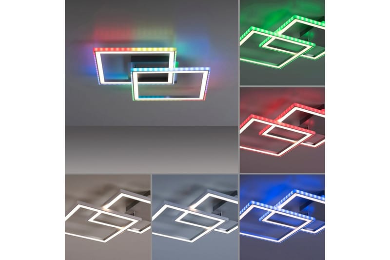 Taklampe Felix - 44,5x6,4x44,5 cm - Belysning - Innendørsbelysning & Lamper - Soveromslampe - Taklampa sovrum