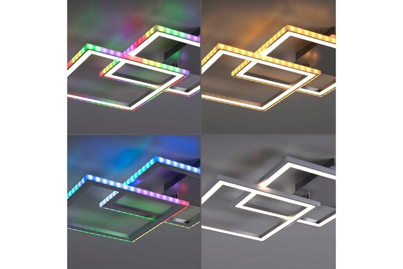 Taklampe Felix - 44,5x6,4x44,5 cm - Belysning - Innendørsbelysning & Lamper - Soveromslampe - Taklampa sovrum