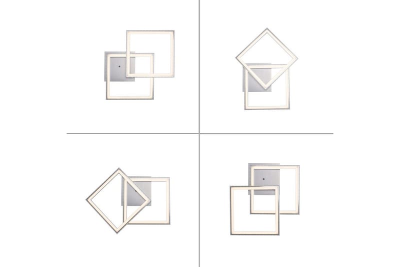 Taklampe Felix - 44,5x6,4x44,5 cm - Belysning - Innendørsbelysning & Lamper - Soveromslampe - Taklampa sovrum