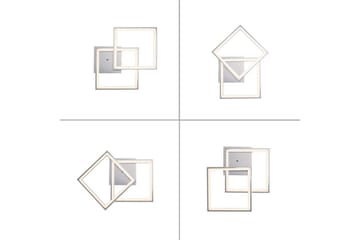 Taklampe Felix - 44,5x6,4x44,5 cm - Belysning - Innendørsbelysning & Lamper - Soveromslampe - Taklampa sovrum