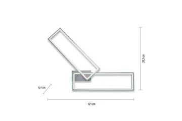 Taklampe Felix - 72x6,4x121 cm - Belysning - Innendørsbelysning & Lamper - Soveromslampe - Taklampa sovrum
