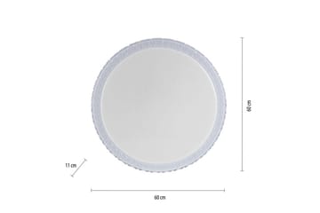 Taklampe Frida - 60x11x60 cm - Belysning - Innendørsbelysning & Lamper - Soveromslampe - Taklampa sovrum