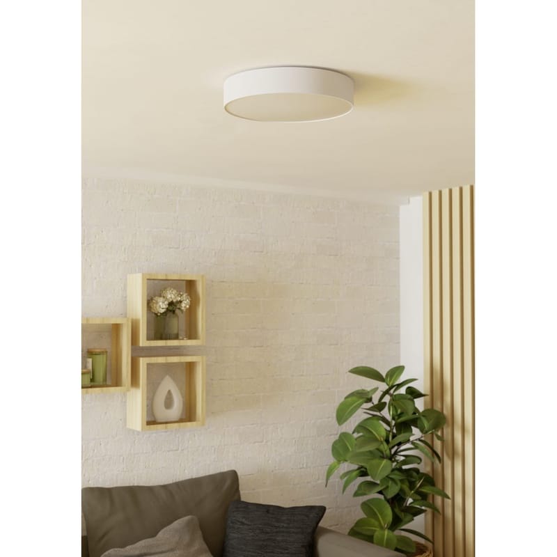 Taklampe Gallizzi - Hvit, 390 mm - Belysning - Innendørsbelysning & Lamper - Soveromslampe - Taklampa sovrum