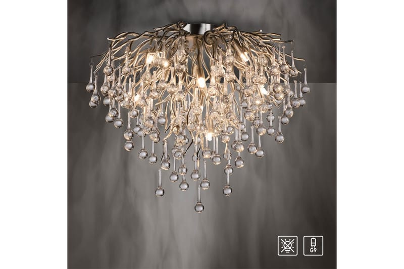 Taklampe Icicle - 50x50x50 cm - Belysning - Innendørsbelysning & Lamper - Soveromslampe - Taklampa sovrum