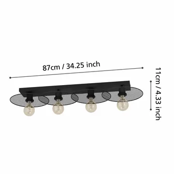 Taklampe Ikeston - 33 cm - Belysning - Innendørsbelysning & Lamper - Soveromslampe - Taklampa sovrum