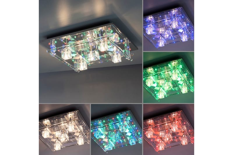 Taklampe Kemal2.0 - 50x15x50 cm - Belysning - Innendørsbelysning & Lamper - Soveromslampe - Taklampa sovrum