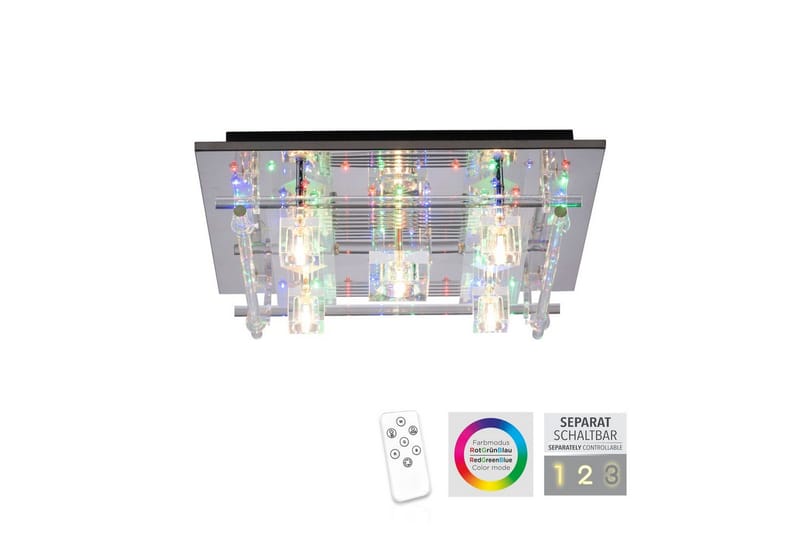 Taklampe Kemal2.0 - 50x15x50 cm - Belysning - Innendørsbelysning & Lamper - Soveromslampe - Taklampa sovrum