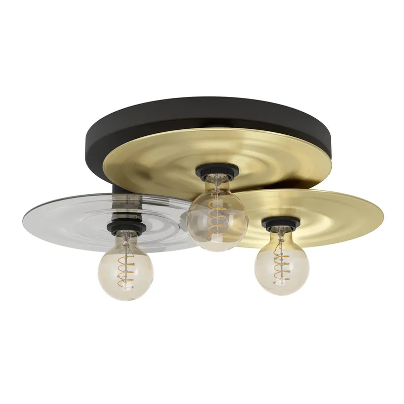 Taklampe Lintmill med 3 lamper, 53 cm