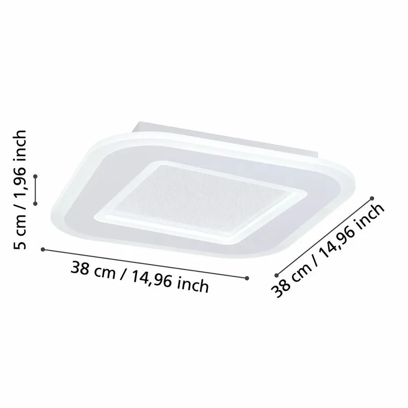 Taklampe Macchioni - 38 cm - Belysning - Innendørsbelysning & Lamper - Soveromslampe - Taklampa sovrum