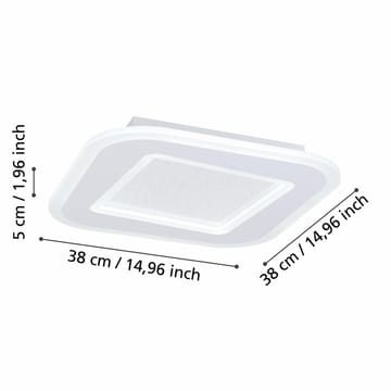 Taklampe Macchioni - 38 cm - Belysning - Innendørsbelysning & Lamper - Soveromslampe - Taklampa sovrum