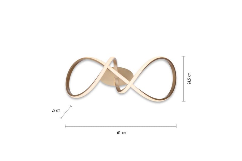 Taklampe Maria - 25x28x62 cm - Belysning - Innendørsbelysning & Lamper - Soveromslampe - Taklampa sovrum