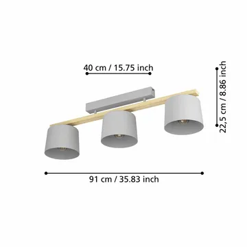 Taklampe Mariel - 19 cm - Belysning - Innendørsbelysning & Lamper - Soveromslampe - Taklampa sovrum