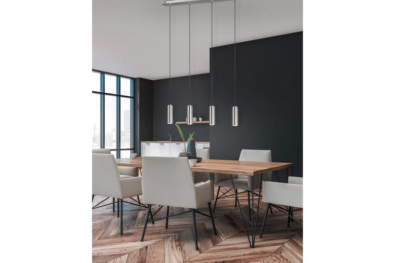 Taklampe Marley - Børstet stål - Belysning - Innendørsbelysning & Lamper - Soveromslampe - Taklampa sovrum