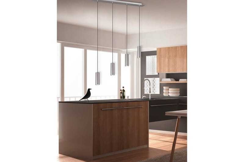 Taklampe Marley - Børstet stål - Belysning - Innendørsbelysning & Lamper - Soveromslampe - Taklampa sovrum