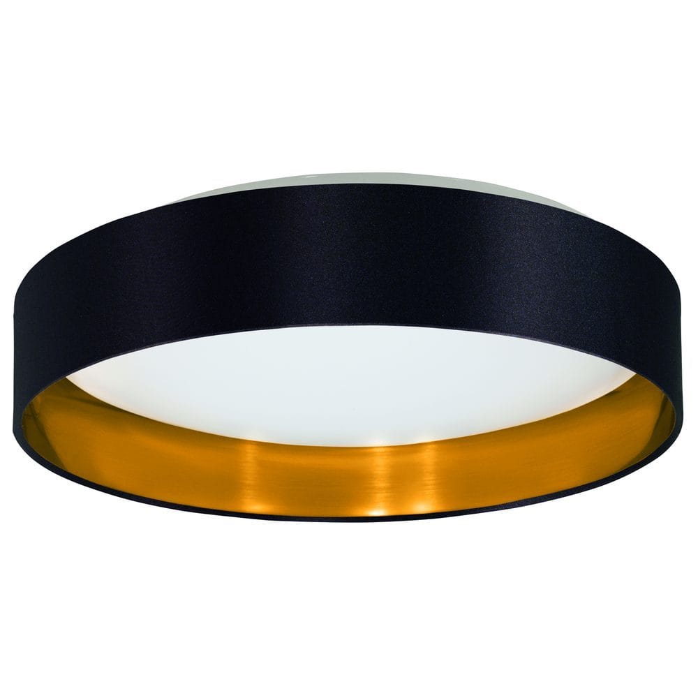Taklampe Maserlo - Svart/Gull