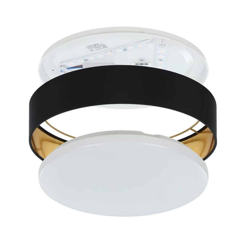 Taklampe Maserlo - Svart/Gull - Belysning - Innendørsbelysning & Lamper - Soveromslampe - Taklampa sovrum