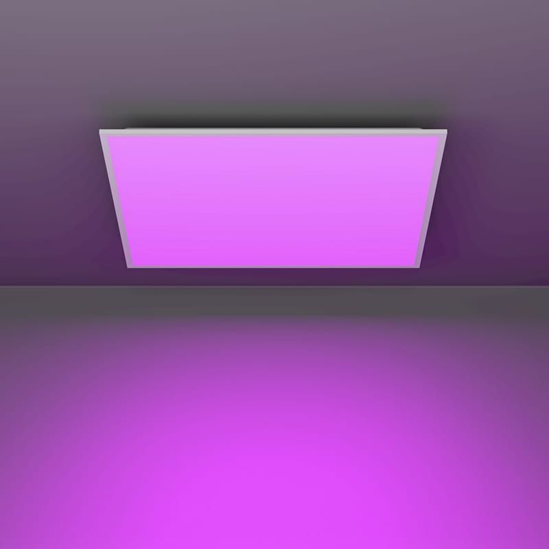 Taklampe Moradillo - Hvit, 595x595 mm - Belysning - Innendørsbelysning & Lamper - Soveromslampe - Taklampa sovrum