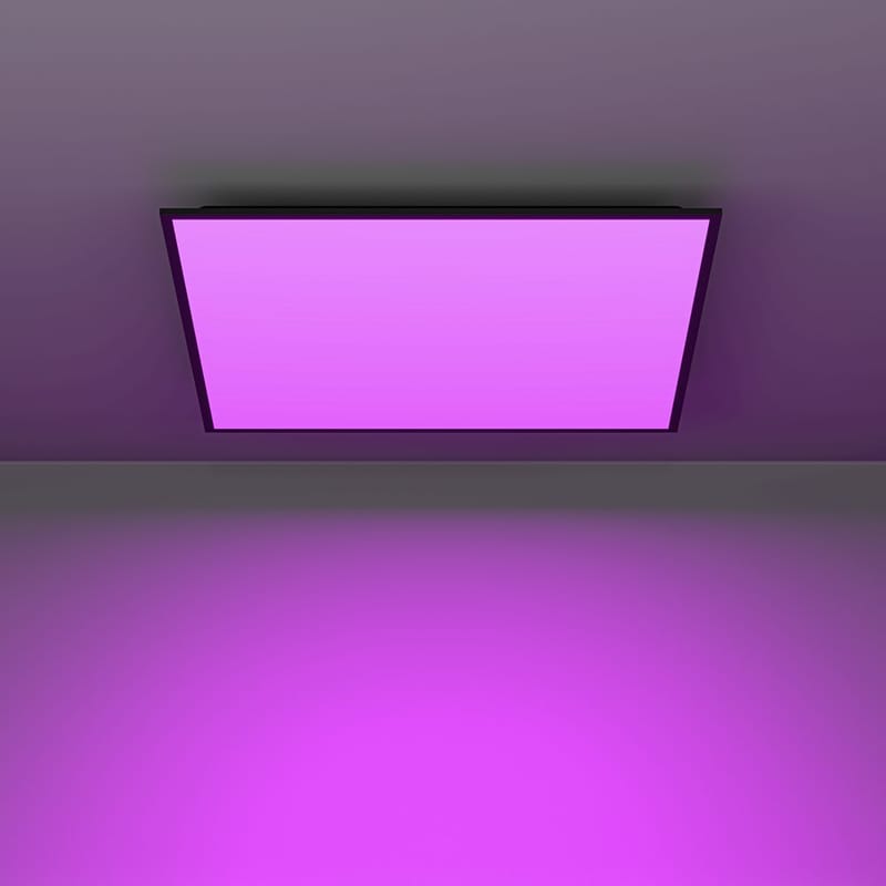 Taklampe Moradillo - Sort, 595x595 mm - Belysning - Innendørsbelysning & Lamper - Soveromslampe - Taklampa sovrum