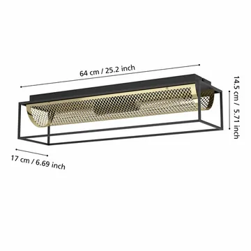 Taklampe Nohales - 17 cm - Belysning - Innendørsbelysning & Lamper - Soveromslampe - Taklampa sovrum