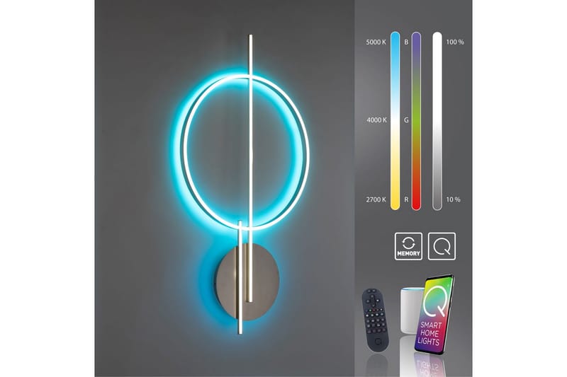 Taklampe Q-Arkoa - 60x6x115 cm - Belysning - Innendørsbelysning & Lamper - Soveromslampe - Taklampa sovrum