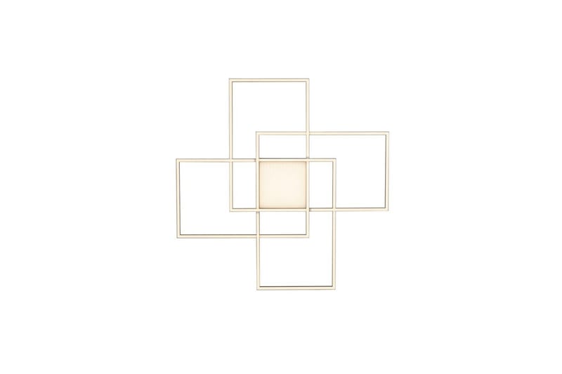 Taklampe Q-Asmin - 80x6x80 cm - Belysning - Innendørsbelysning & Lamper - Soveromslampe - Taklampa sovrum