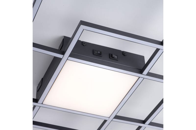 Taklampe Q-Asmin - 80x6x80 cm - Belysning - Innendørsbelysning & Lamper - Soveromslampe - Taklampa sovrum