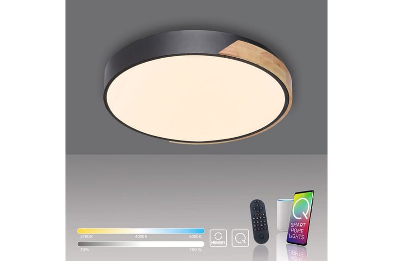 Taklampe Q-Bila - 52x7x51 cm - Belysning - Innendørsbelysning & Lamper - Soveromslampe - Taklampa sovrum