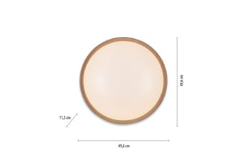 Taklampe Q-Emilia - 50x12x50 cm - Belysning - Innendørsbelysning & Lamper - Soveromslampe - Taklampa sovrum