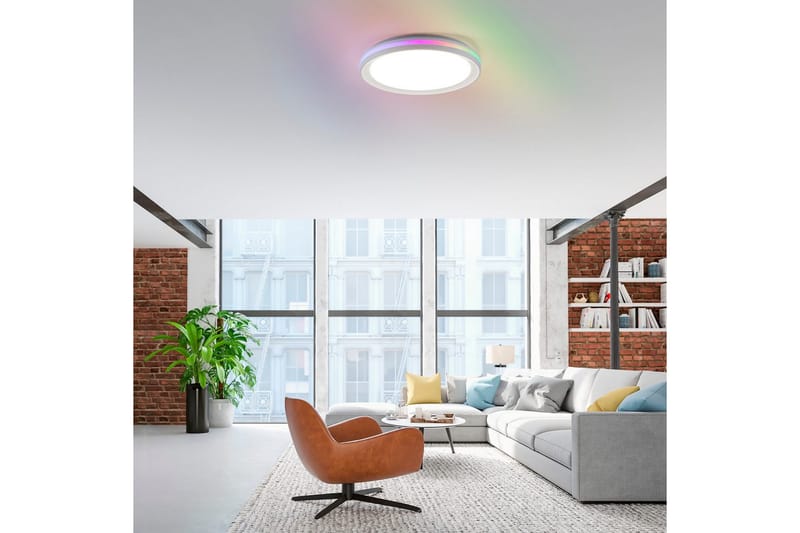 Taklampe Ribbon - 40x7x40 cm - Belysning - Innendørsbelysning & Lamper - Soveromslampe - Taklampa sovrum