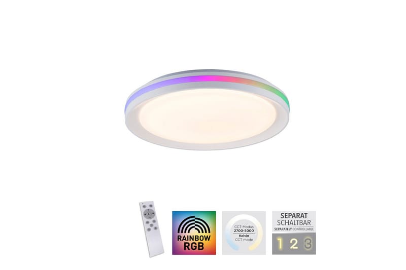 Taklampe Ribbon - 40x7x40 cm - Belysning - Innendørsbelysning & Lamper - Soveromslampe - Taklampa sovrum
