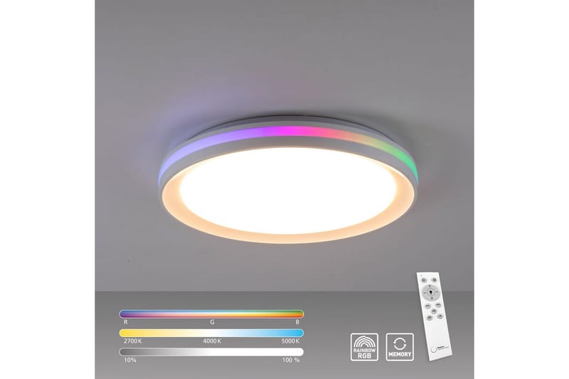 Taklampe Ribbon - 40x7x40 cm - Belysning - Innendørsbelysning & Lamper - Soveromslampe - Taklampa sovrum