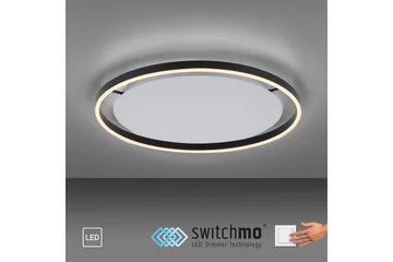 Taklampe Ritus - 58,5x5,3x58,5 cm, Antrasitt - Belysning - Innendørsbelysning & Lamper - Soveromslampe - Taklampa sovrum