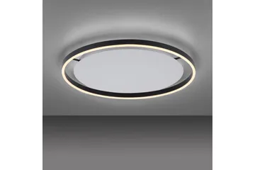 Taklampe Ritus - 58,5x5,3x58,5 cm, Antrasitt - Belysning - Innendørsbelysning & Lamper - Soveromslampe - Taklampa sovrum