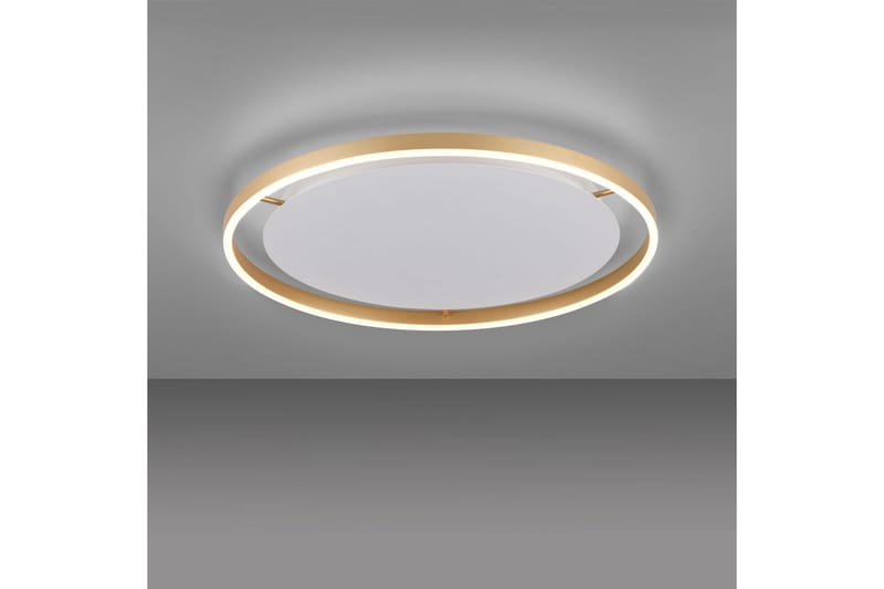 Taklampe Ritus - 58,5x5,3x58,5 cm, Messing Matt - Belysning - Innendørsbelysning & Lamper - Soveromslampe - Taklampa sovrum