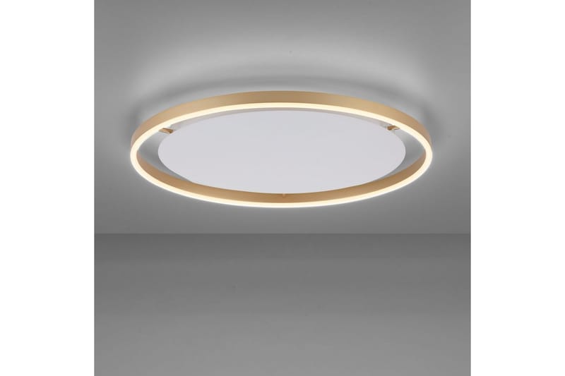 Taklampe Ritus - 58,5x5,3x58,5 cm, Messing Matt - Belysning - Innendørsbelysning & Lamper - Soveromslampe - Taklampa sovrum