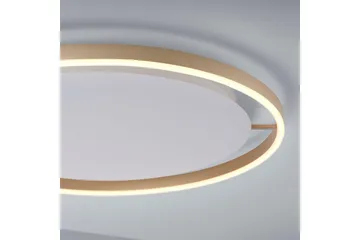 Taklampe Ritus - 58,5x5,3x58,5 cm, Messing Matt - Belysning - Innendørsbelysning & Lamper - Soveromslampe - Taklampa sovrum